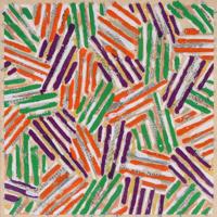 Jasper Johns CROSS HATCH Screenprint - Sold for $2,304 on 10-10-2026 (Lot 118).jpg